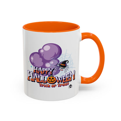Accent Coffee Mug - Happy holloween - spider kiddo - [[{"value":"Wonderwear Kid"}]]