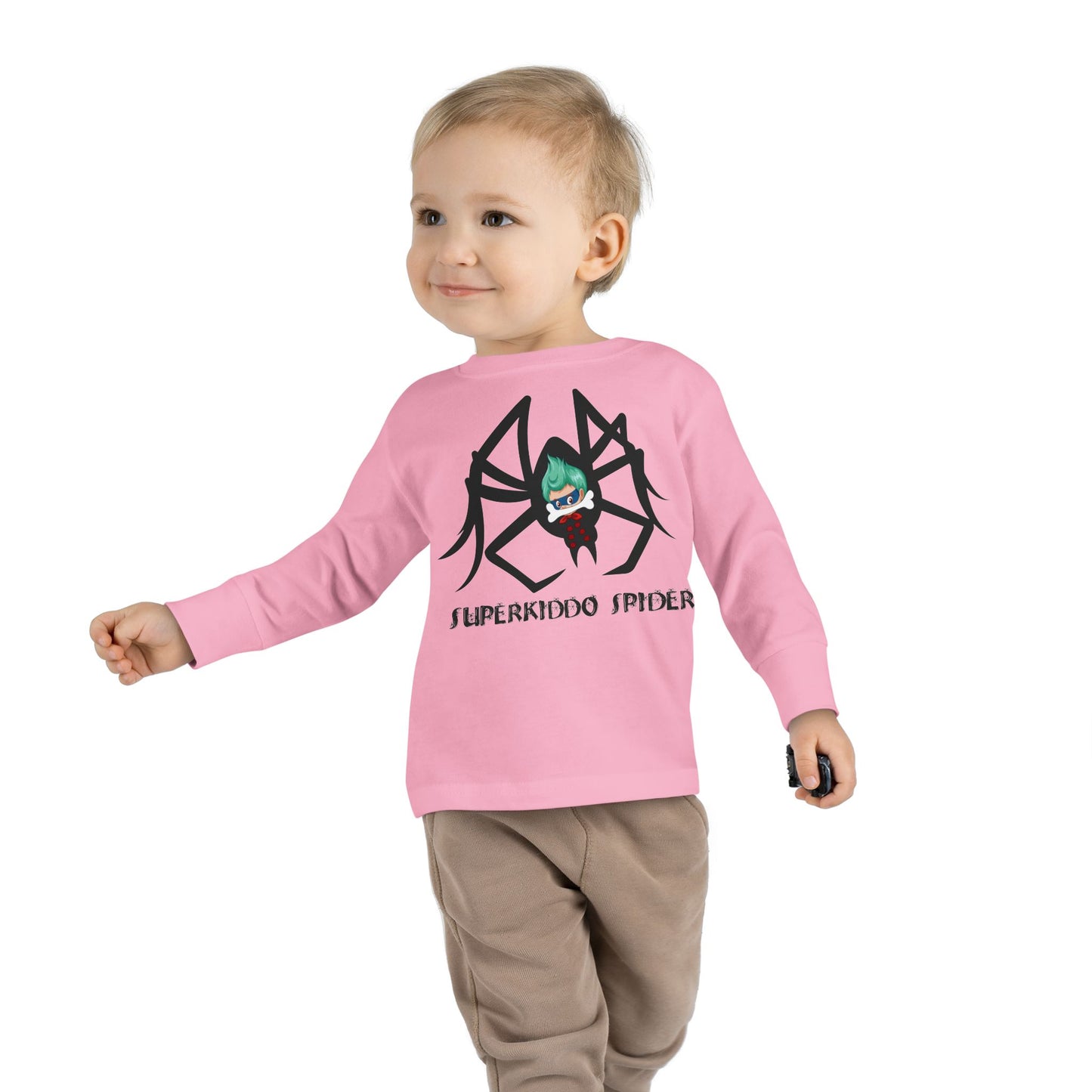 Toddler Long Sleeve Tee - Spider kiddo