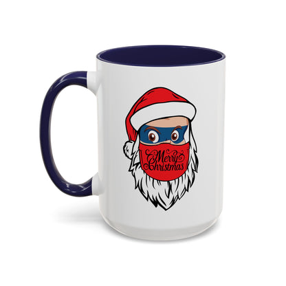 Accent Coffee Mug - Santa Super kiddo - [[{"value":"Wonderwear Kid"}]]