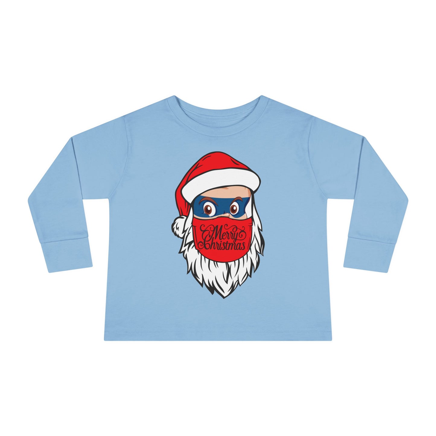 Toddler Long Sleeve Tee - Santa Super kiddo - [[{"value":"Wonderwear Kid"}]]