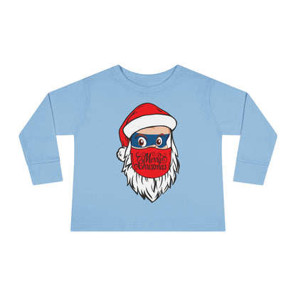 Toddler Long Sleeve Tee - Santa Super kiddo - [[{"value":"Wonderwear Kid"}]]