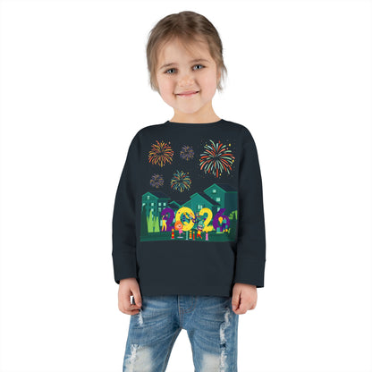 Toddler Long Sleeve Tee - Super kiddo on house - [[{"value":"Wonderwear Kid"}]]