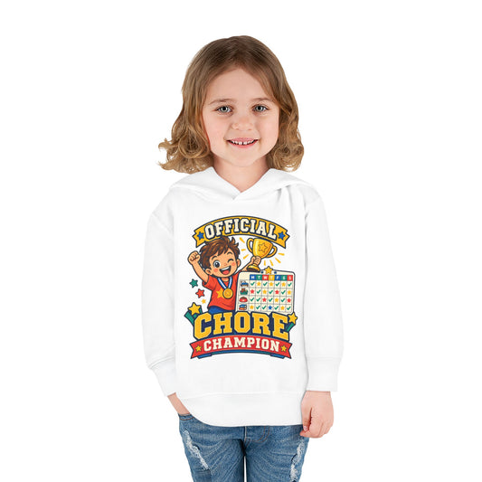 Toddler Hoodie — Official Chore Champion Badge