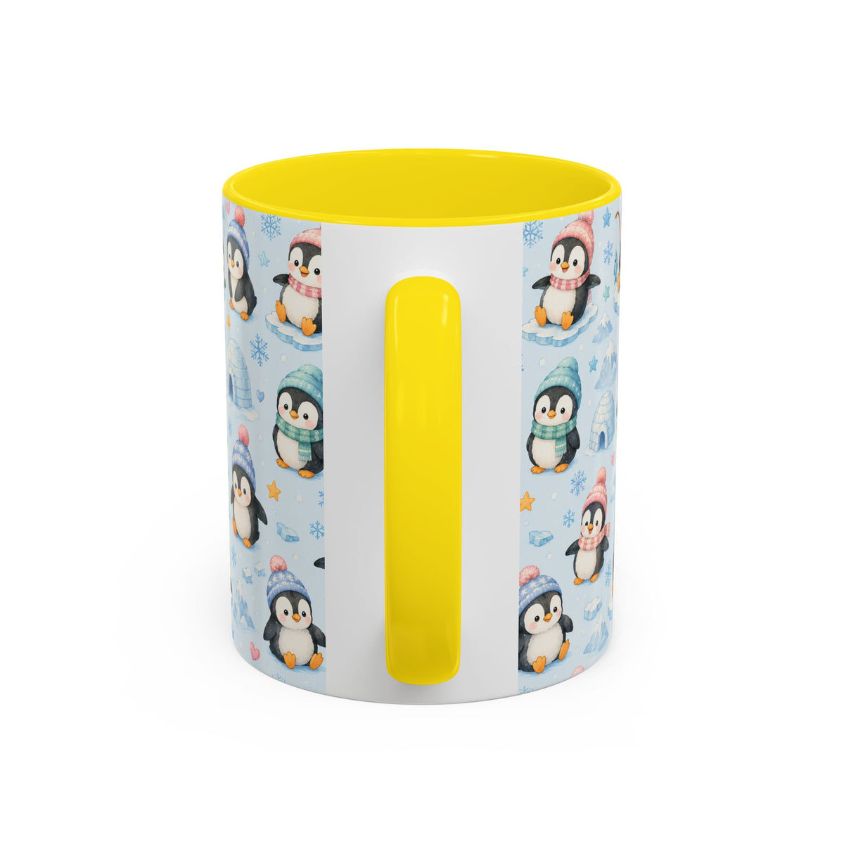 Accent Coffee Mug  (11/15 oz) - Penguin Winter Wonderland