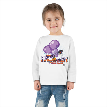 Toddler Long Sleeve Tee - Happy holloween - spider kiddo - [[{"value":"Wonderwear Kid"}]]