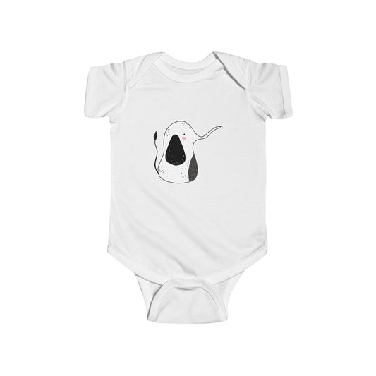 Infant Fine Jersey Bodysuit - Cute elephant
