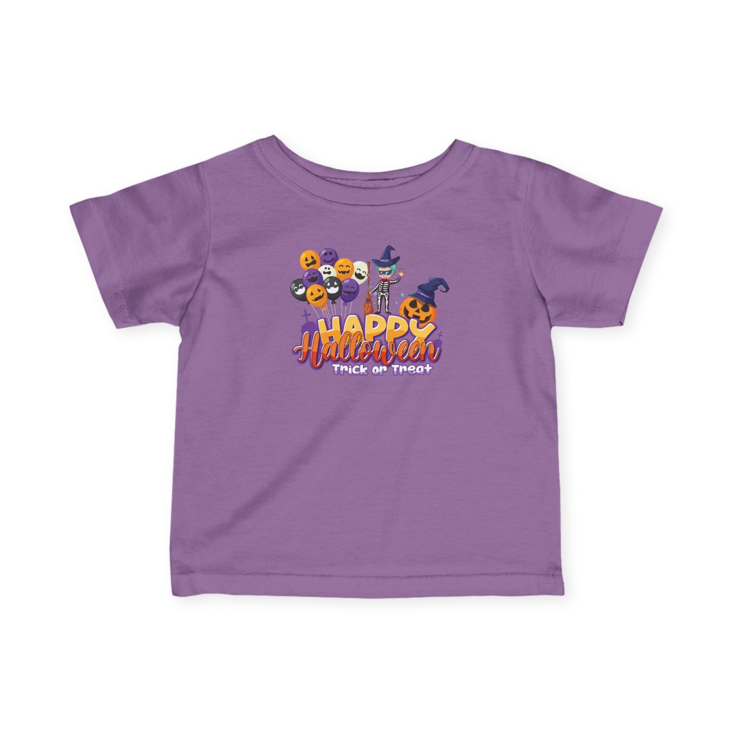 Infant Fine Jersey Tee - Happy halloween trick or treat