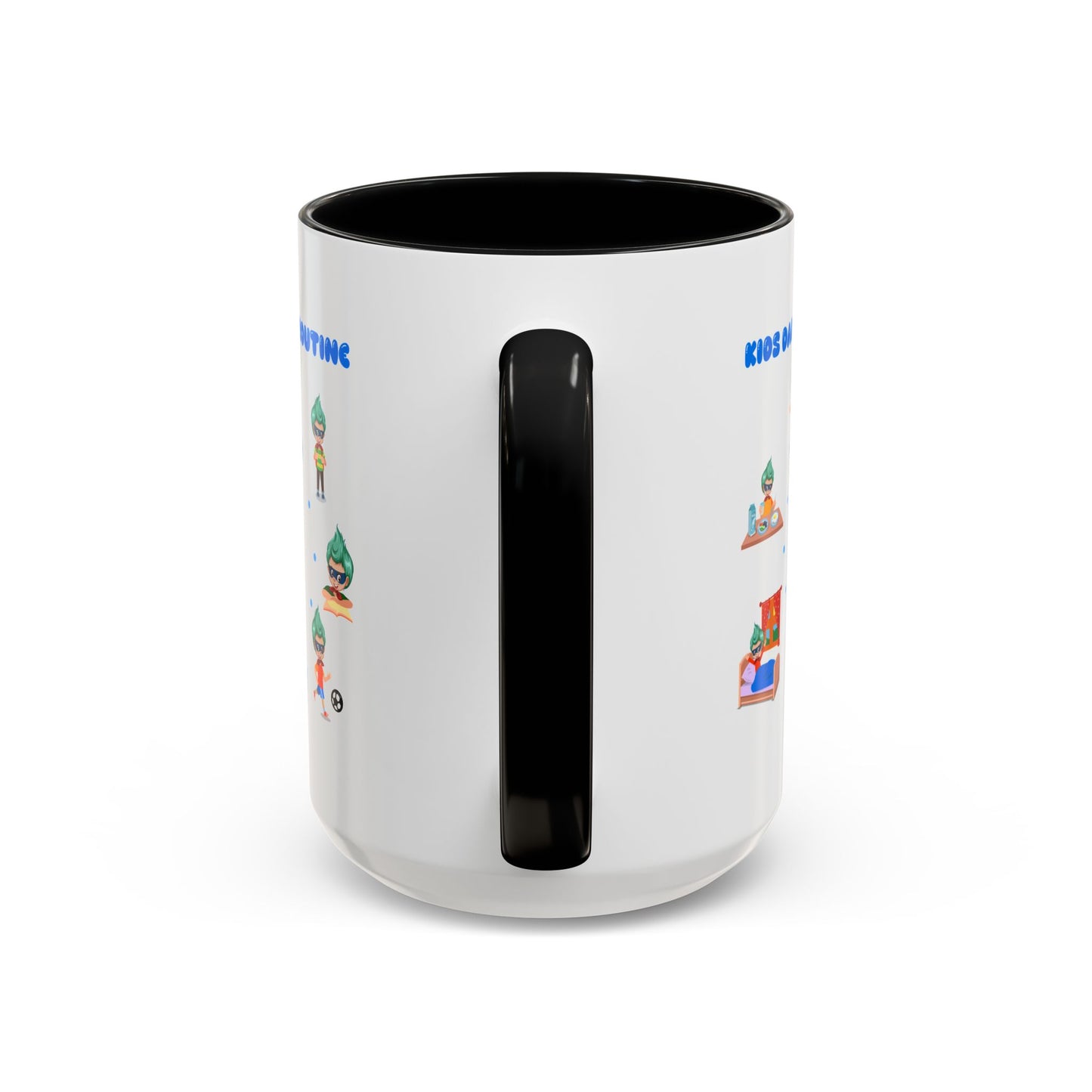Accent Coffee Mug - Super kiddo daily routine