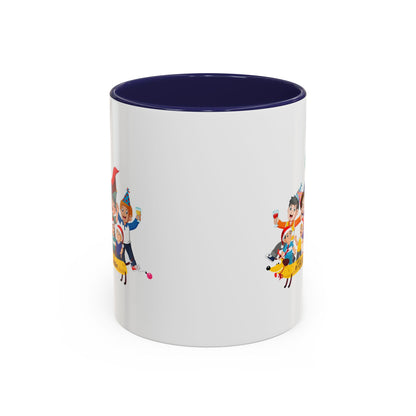 Accent Coffee Mug - Happy new year with friends - [[{"value":"Wonderwear Kid"}]]