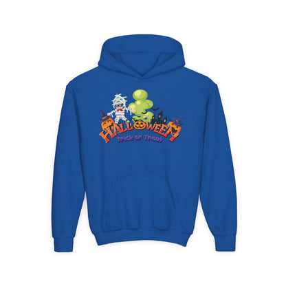 Youth Heavy Blend Hooded Sweatshirt - Trick or Treat - [[{"value":"Wonderwear Kid"}]]