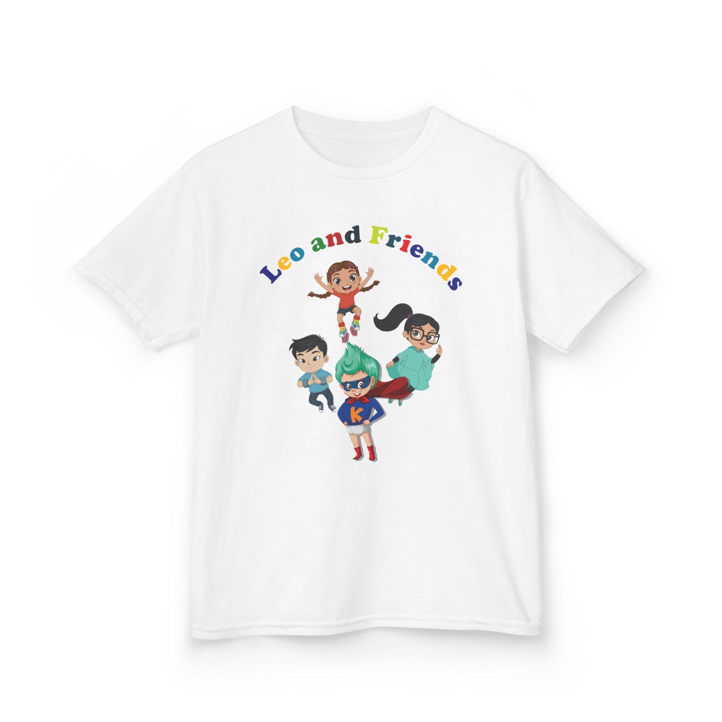 Kids Heavy Cotton™ Tee - Leo & Friends - [[{"value":"Wonderwear Kid"}]]