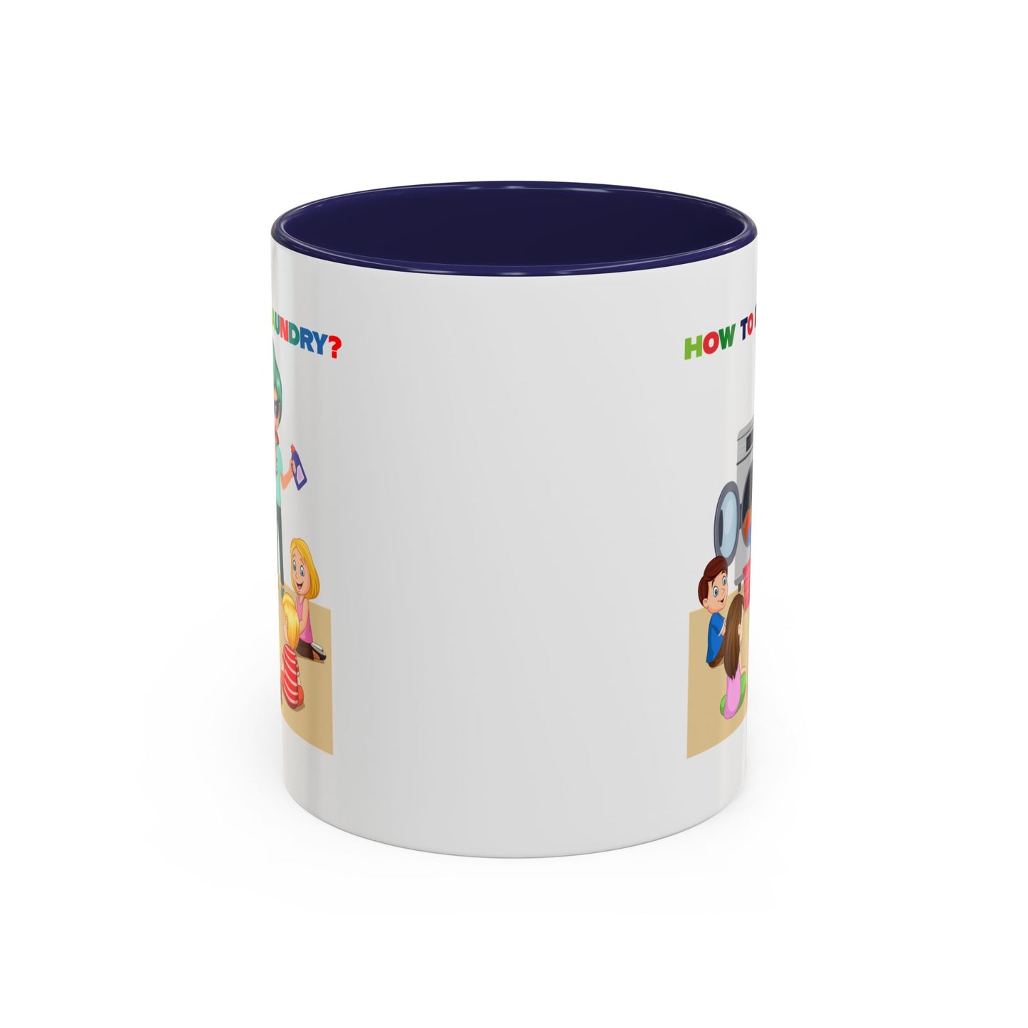Accent Coffee Mug - super kiddo teaching laundry