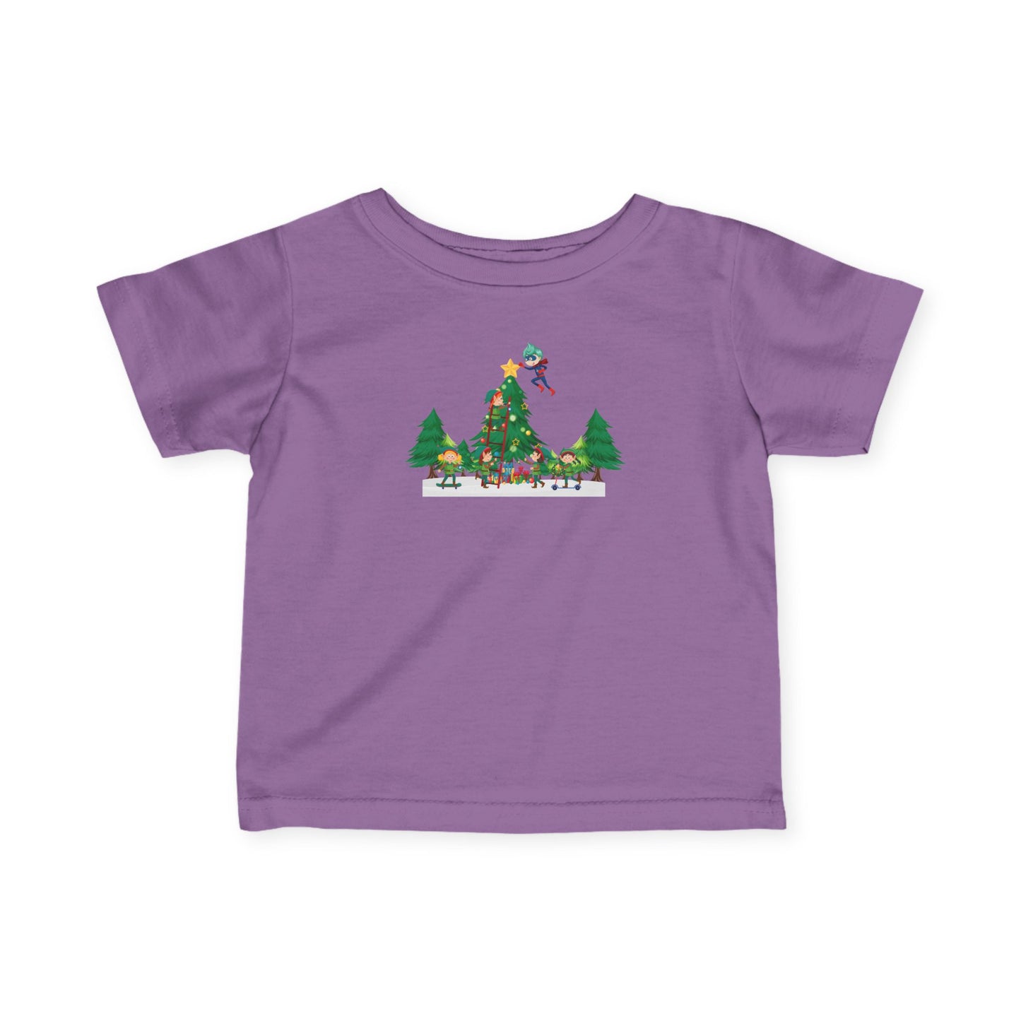 Infant Fine Jersey Tee - Super kiddo putting the stars - [[{"value":"Wonderwear Kid"}]]