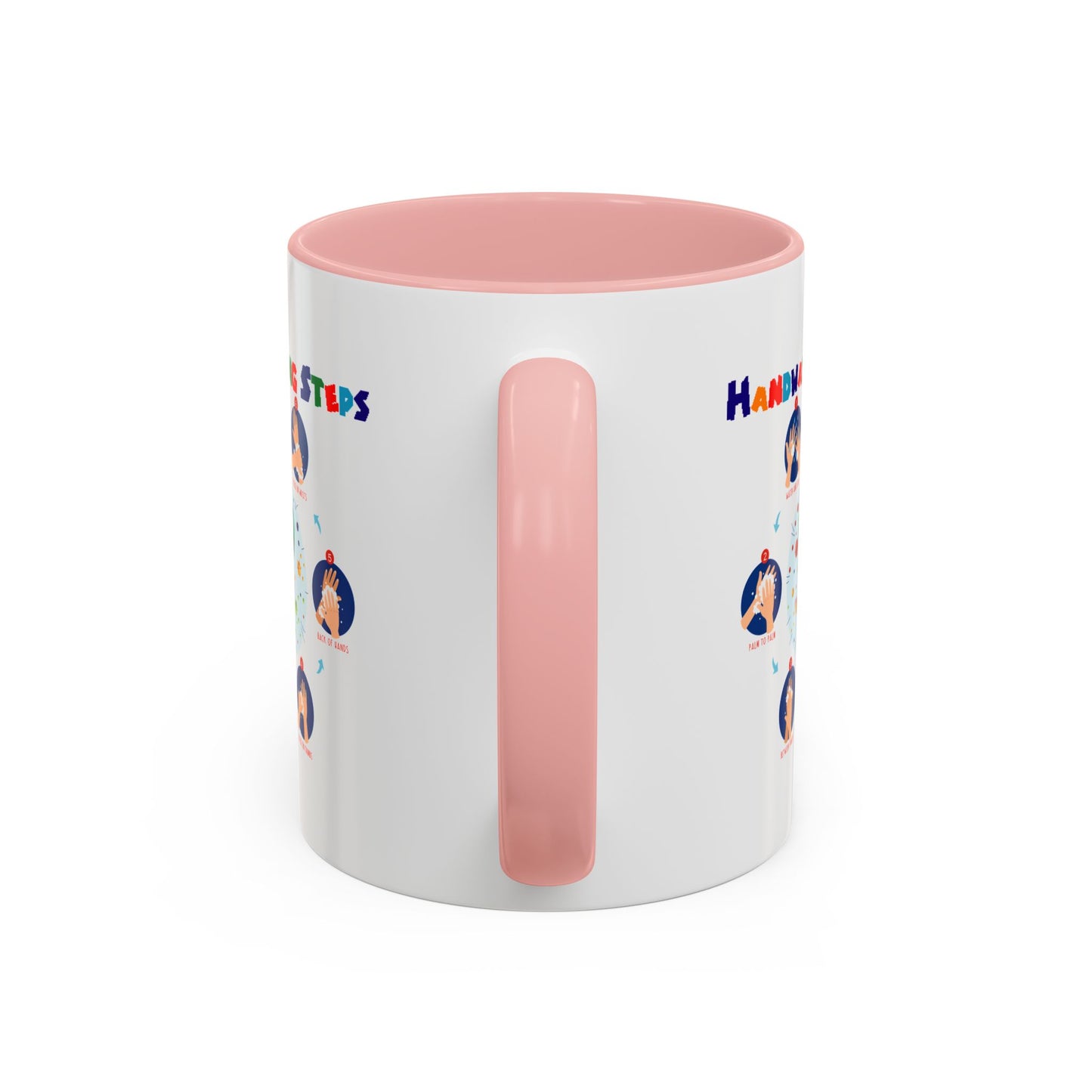 Accent Coffee Mug - Super kiddo how to wash hand properly