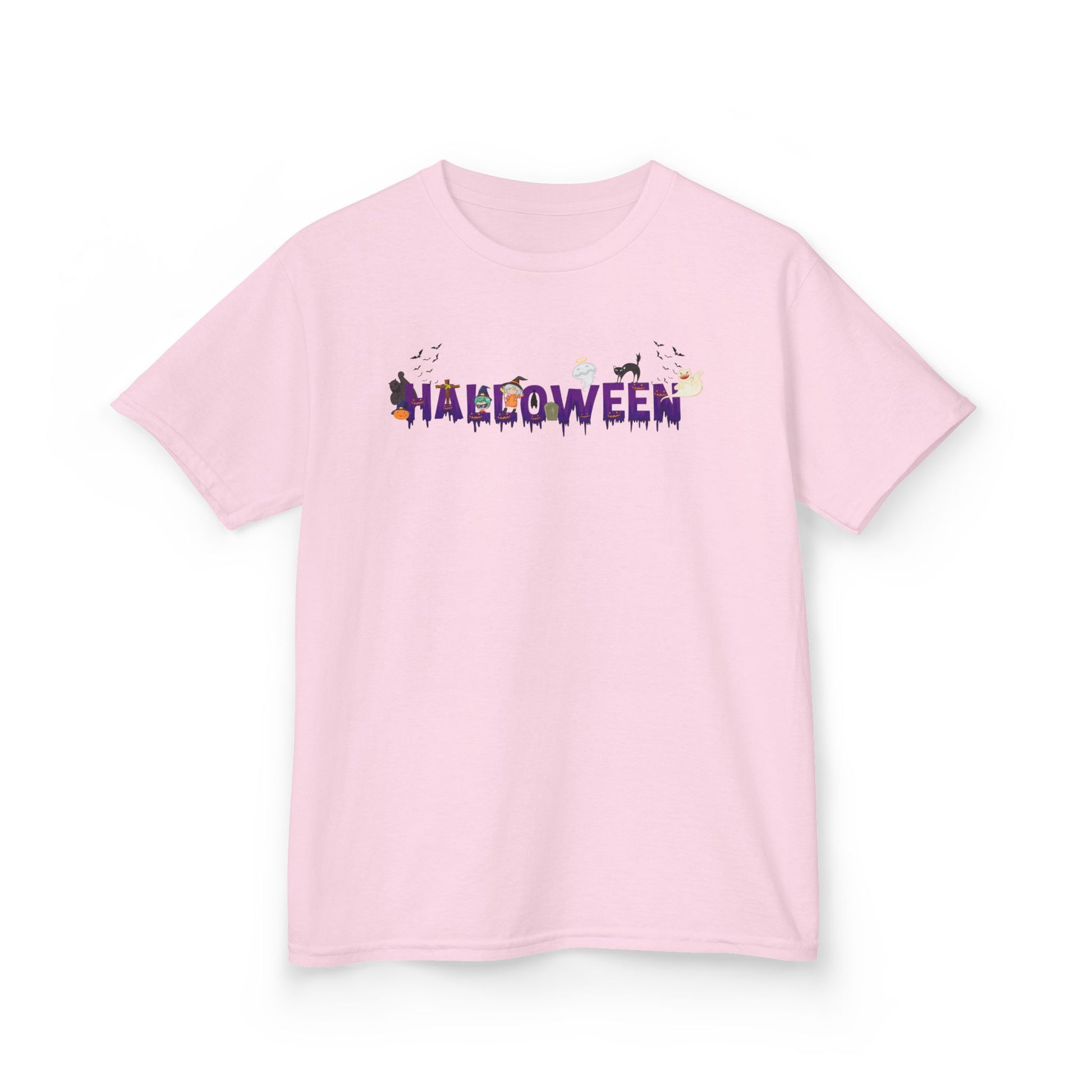 Kids Heavy Cotton™ Tee - Holloween word Printify