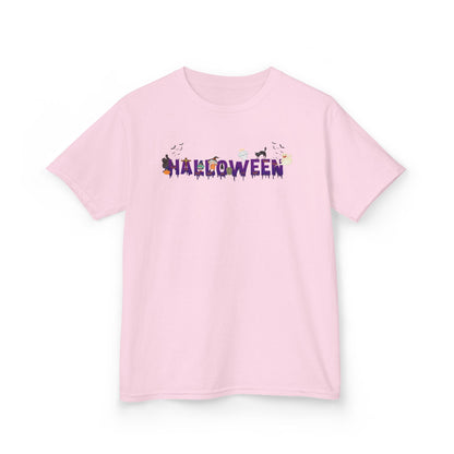 Kids Heavy Cotton™ Tee - Holloween word Printify
