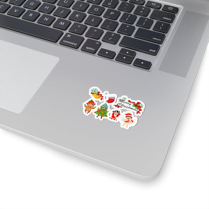 Kiss-Cut Stickers - Merry christmas from super kid - [[{"value":"Wonderwear Kid"}]]