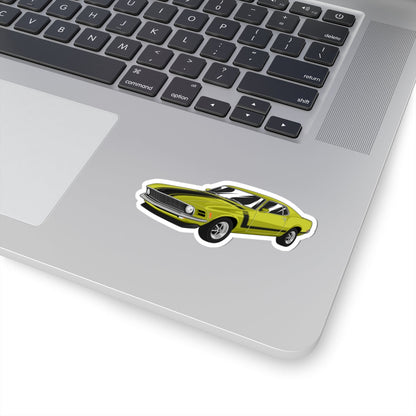 Kiss-Cut Vinyl Decals - Super fast car Printify