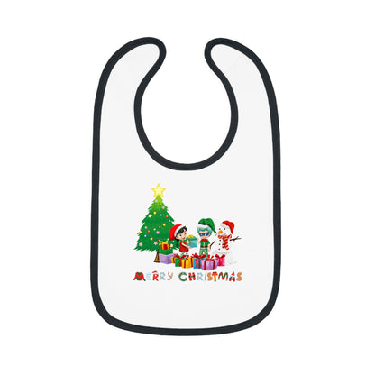 Baby Bib - Super kiddo preparing gifts - [[{"value":"Wonderwear Kid"}]]