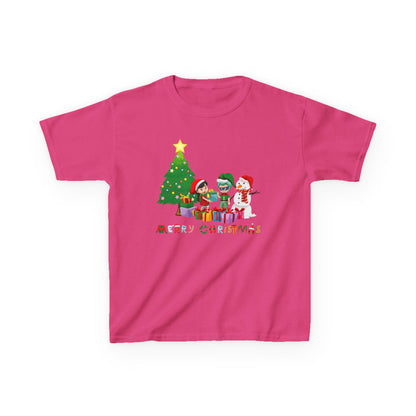 Kids Heavy Cotton™ Tee - Super kiddo preparing gifts - [[{"value":"Wonderwear Kid"}]]