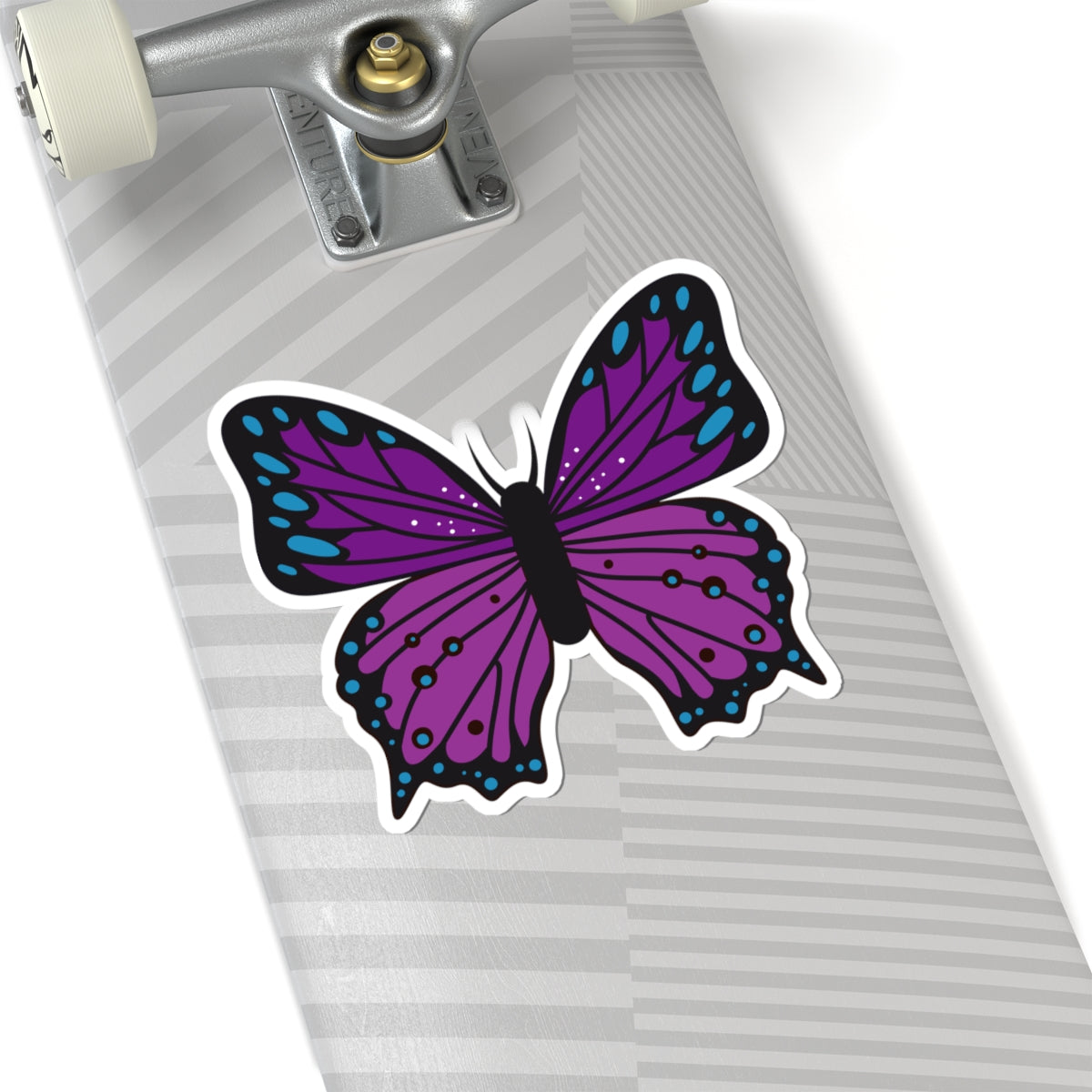 Kiss-Cut Stickers- Blue and purple butterfly