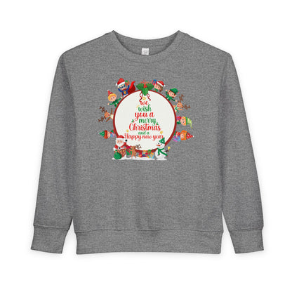 Toddler Sweatshirt - We Wish You a Merry Christmas - [[{"value":"Wonderwear Kid"}]]