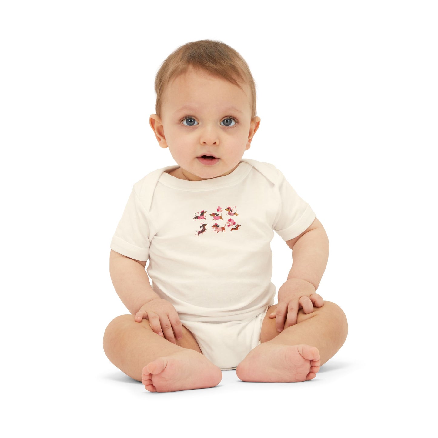 Infant Jersey One Piece - Valentines - Dachshund - [[{"value":"Wonderwear Kid"}]]