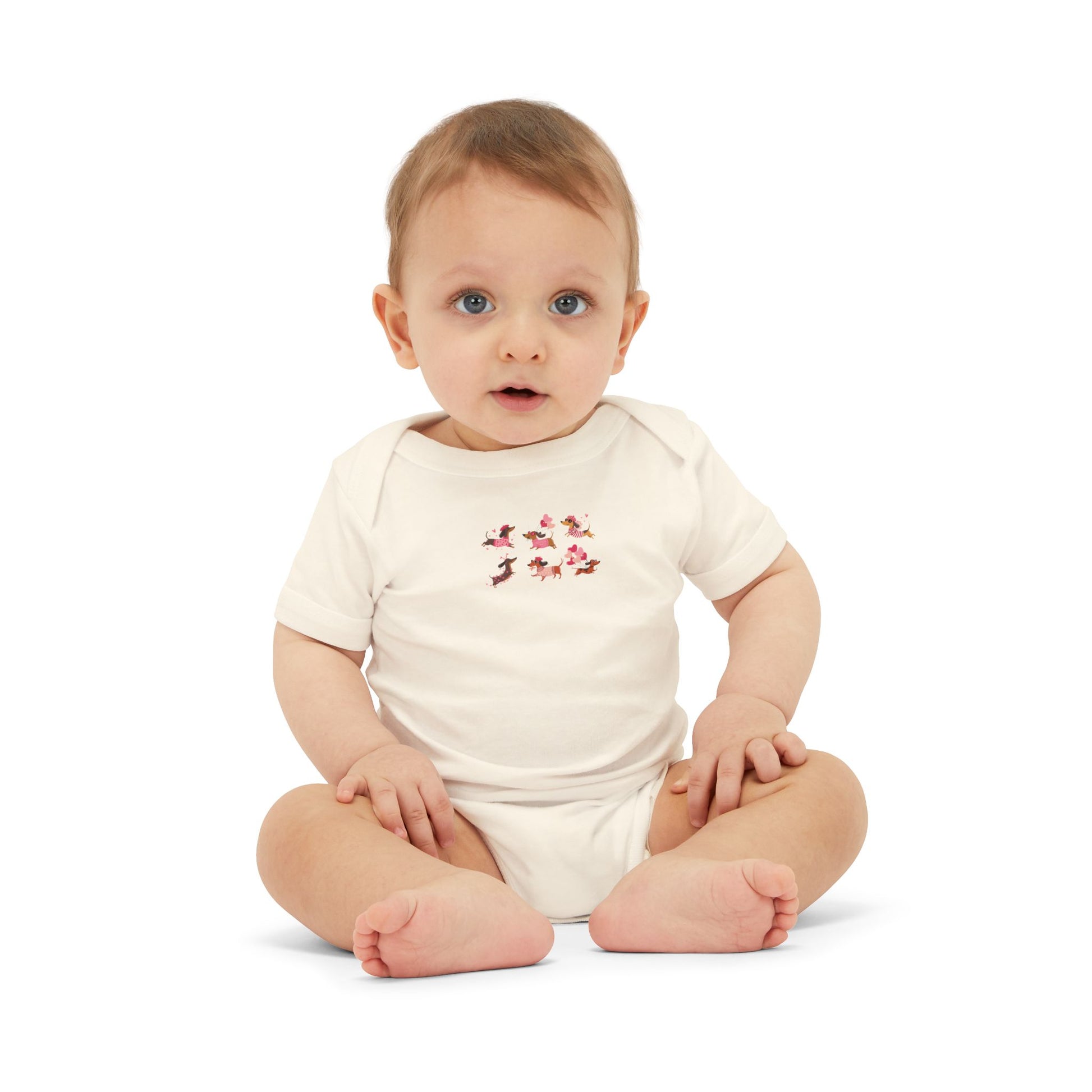 Infant Jersey One Piece - Valentines - Dachshund - [[{"value":"Wonderwear Kid"}]]