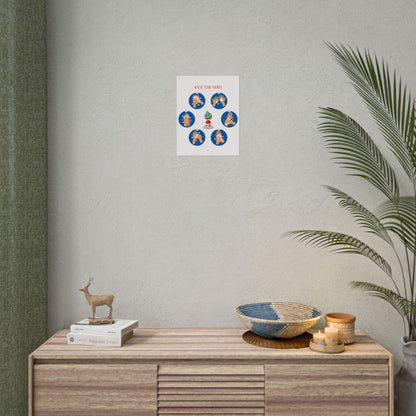 Rolled Posters - Super kiddo teaching how to wash hands - [[{"value":"Wonderwear Kid"}]]