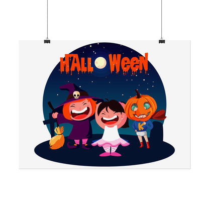 Rolled Posters - Super kiddo wearing pumpkin - [[{"value":"Wonderwear Kid"}]]