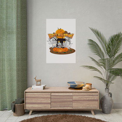 Rolled Posters - Super kiddo with ghost - [[{"value":"Wonderwear Kid"}]]