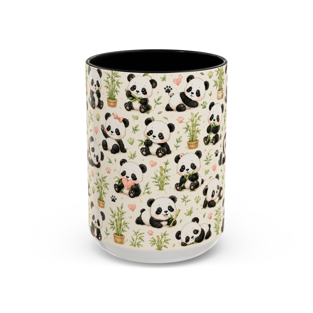 Accent Coffee Mug  (11/15 oz) - baby pandas