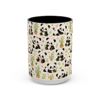 Accent Coffee Mug  (11/15 oz) - baby pandas