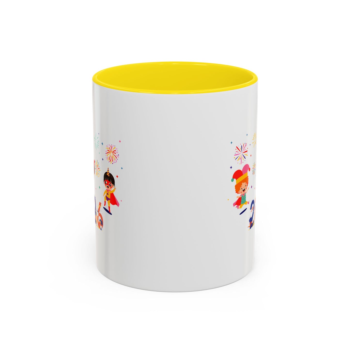 Accent Coffee Mug - Super kiddo and other hero