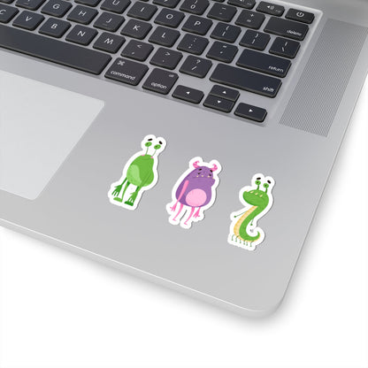 Kiss-Cut Vinyl Decals - Baby monsters Printify