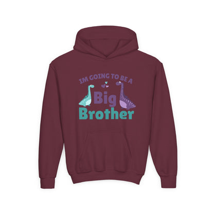 Kids Big Brother Dinosaur Hoodie Printify