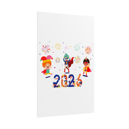 Rolled Posters - Super kiddo and other hero - [[{"value":"Wonderwear Kid"}]]