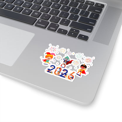 Kiss-Cut Stickers - Super kiddo and other hero - [[{"value":"Wonderwear Kid"}]]