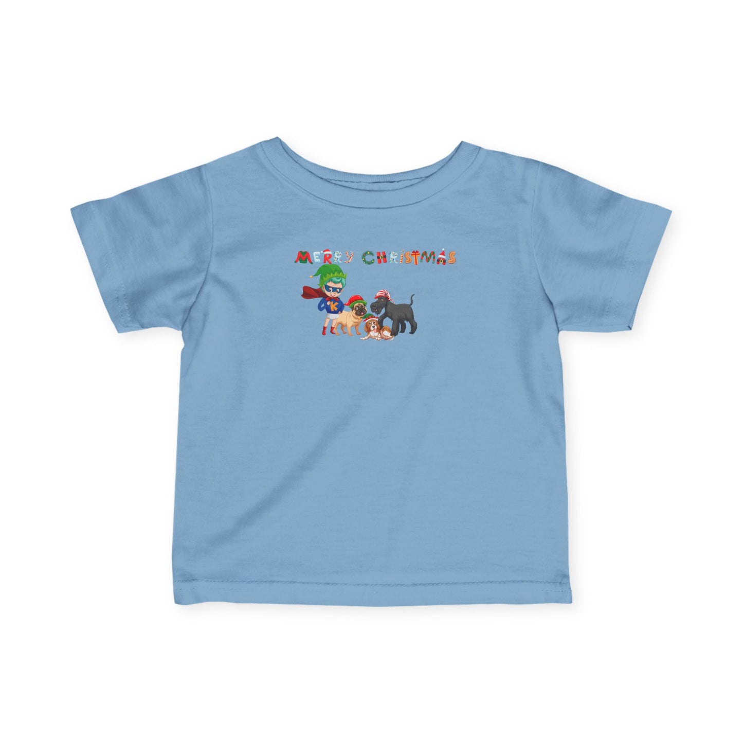 Infant Fine Jersey Tee - Super kiddo woith pet friends - [[{"value":"Wonderwear Kid"}]]