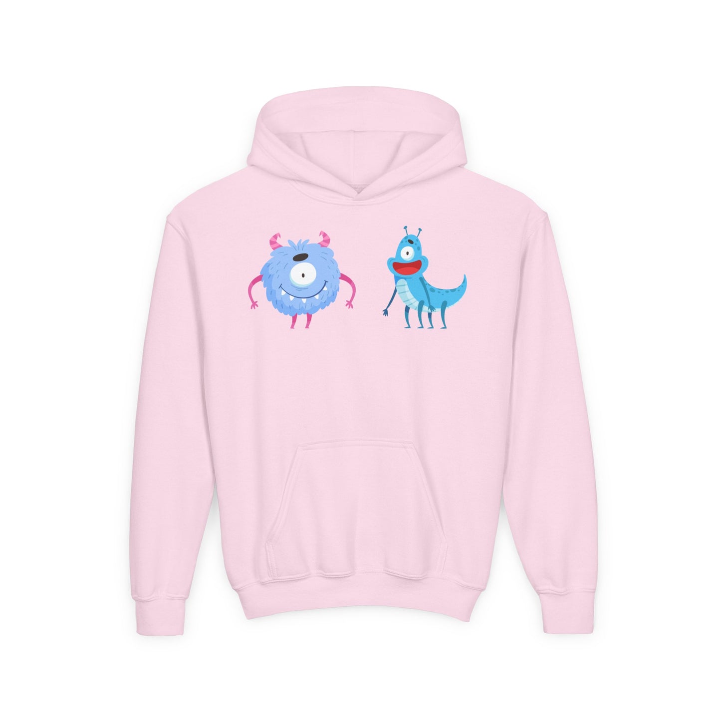 Youth Heavy Blend Hooded Sweatshirt -  One eyed monster