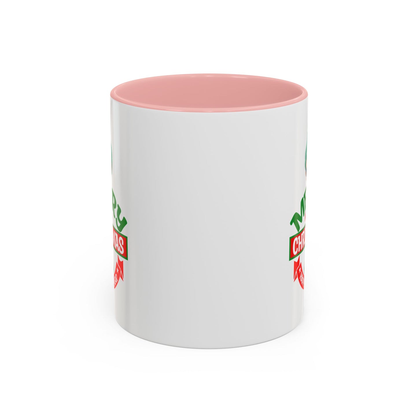 Accent Coffee Mug - Merry chridtmas from super kiddo