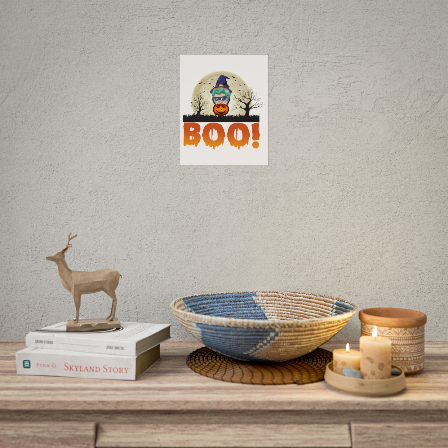 Rolled Posters - 'Boo!' - [[{"value":"Wonderwear Kid"}]]