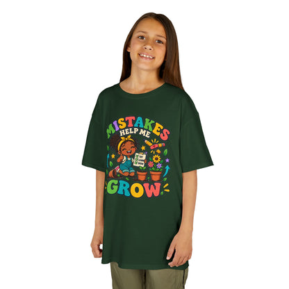 Kids Heavy Cotton™ Tee - Mistakes Help Me Grow