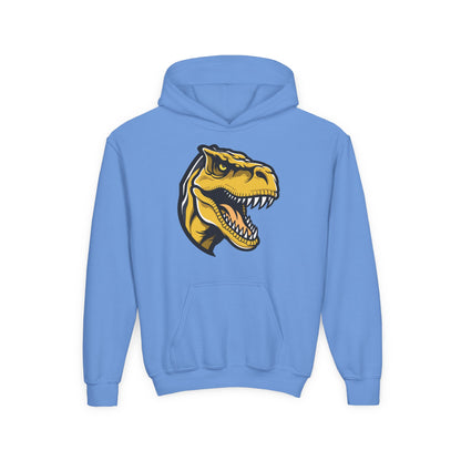 Youth Heavy Blend Hooded Sweatshirt - Tyrannosaurus rex Printify