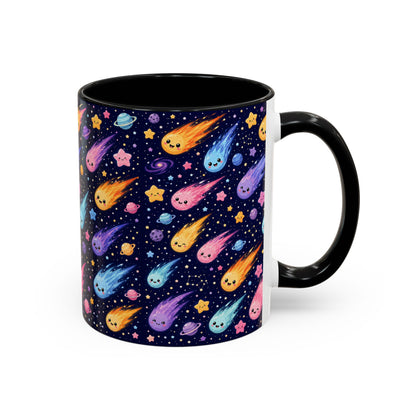 Accent Coffee Mug  (11/15 oz) - Cosmic Comet
