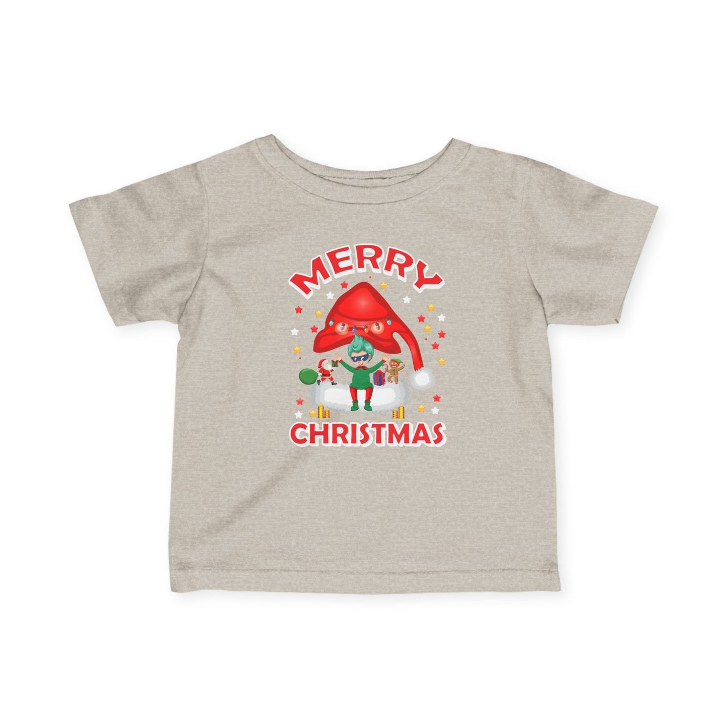 Infant Fine Jersey Tee - Merry christmas - [[{"value":"Wonderwear Kid"}]]