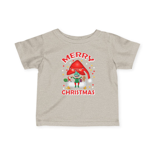 Infant Fine Jersey Tee - Merry christmas - [[{"value":"Wonderwear Kid"}]]