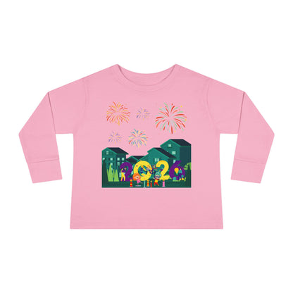 Toddler Long Sleeve Tee - Super kiddo on house - [[{"value":"Wonderwear Kid"}]]