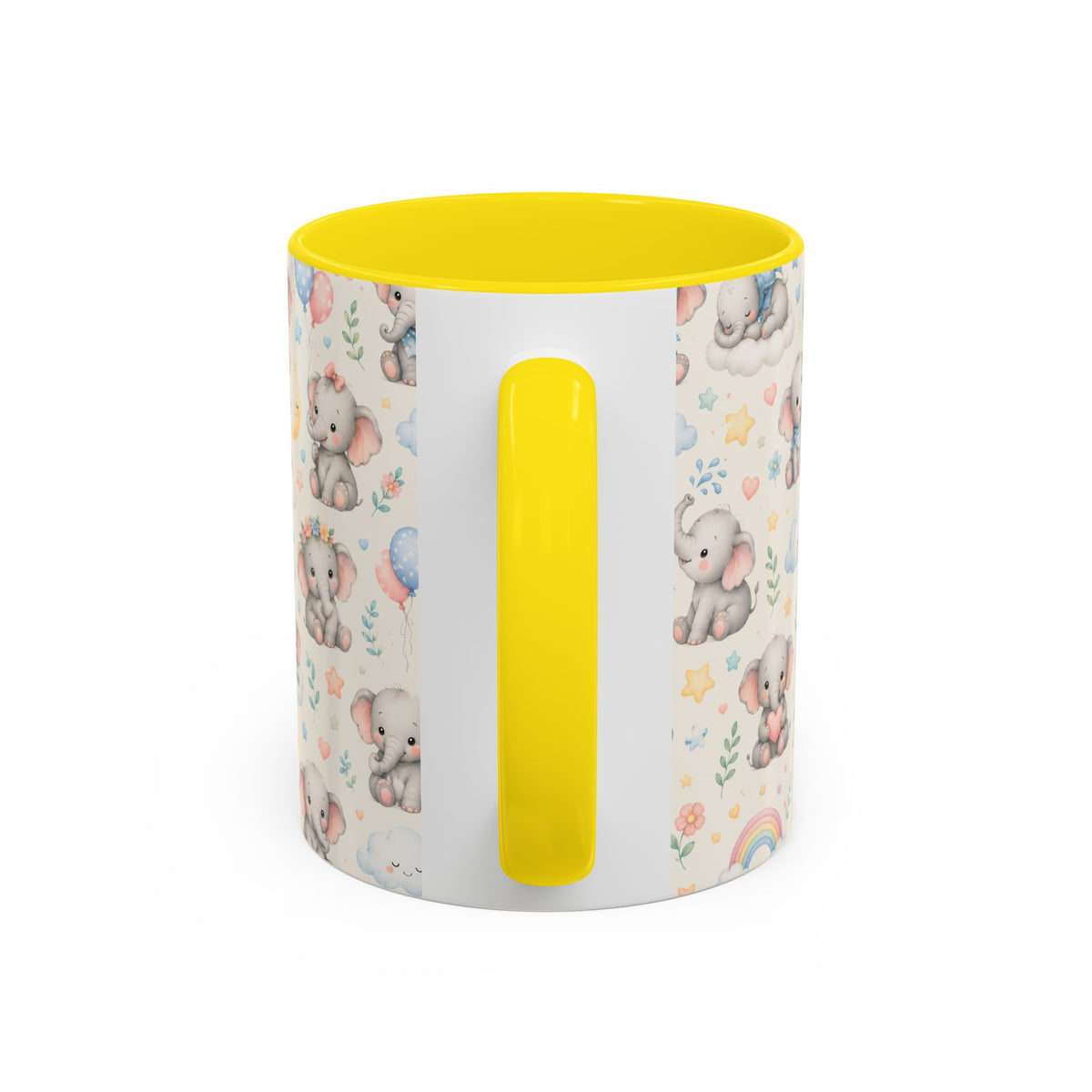 Accent Coffee Mug  (11/15 oz) - Baby Elephant Nursery