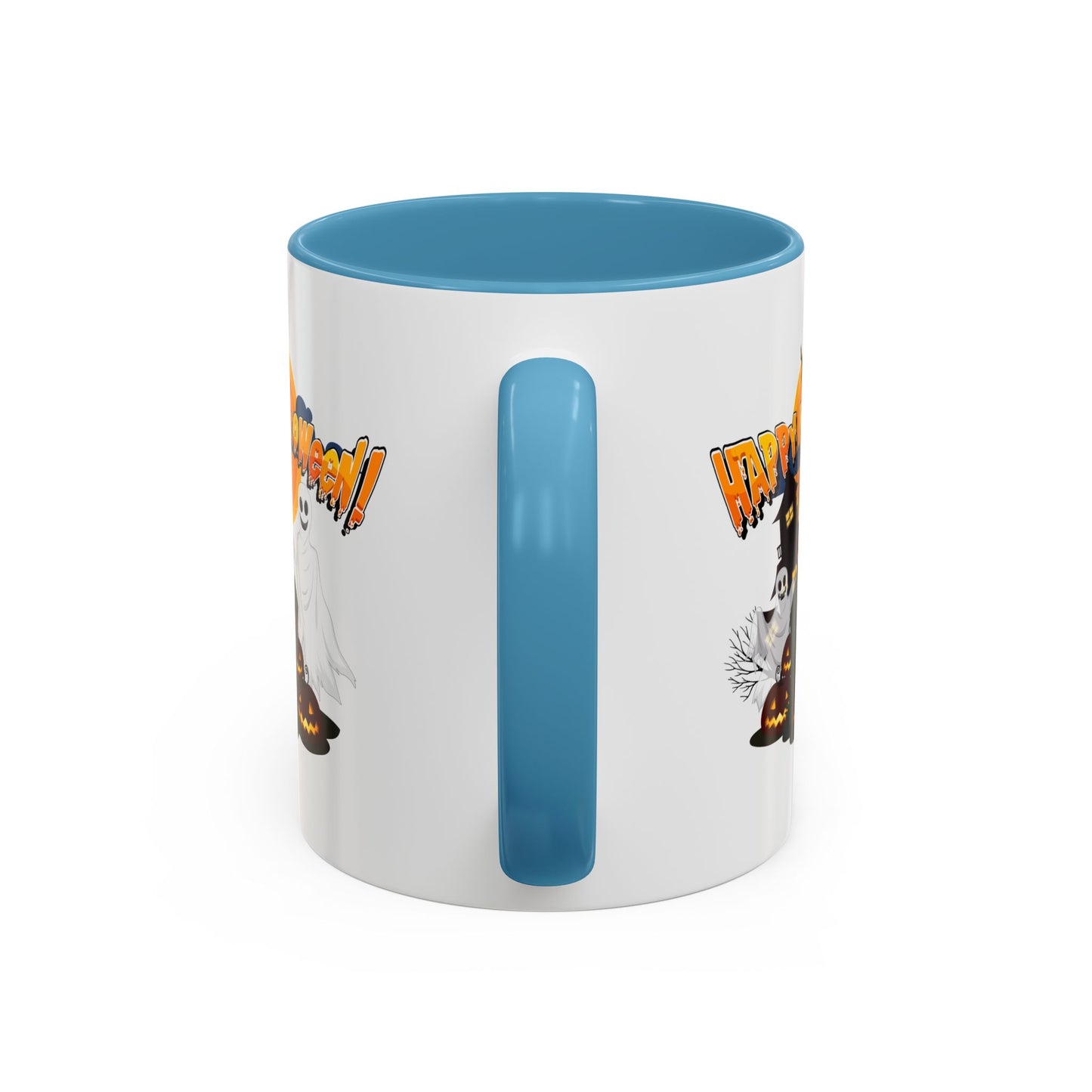 Accent Coffee Mug - Happy holloween - cemetery